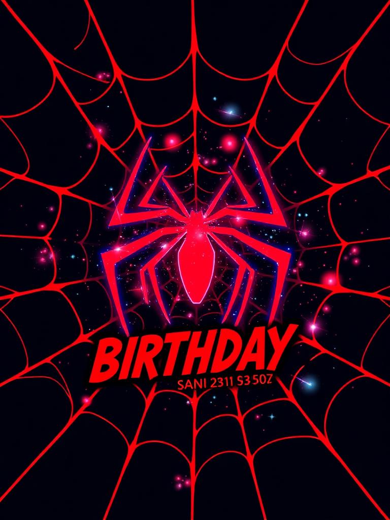 Modelo de convite Herói Aranha